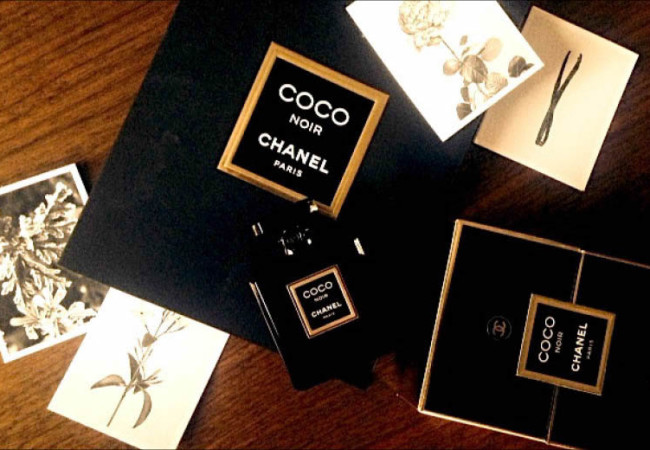 Tiny, perfect Coco Noir Chanel perfume