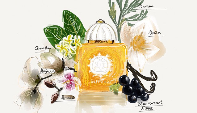 Perfume illustrations by E.C.A.T.