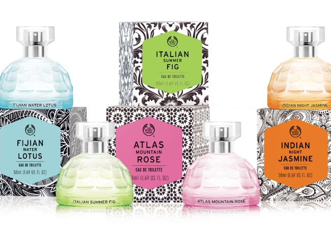 The Body Shop travels the world with its Voyage perfumes