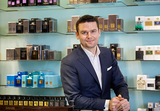 Talking fragrance with Adam Vaughn of Harry Rosen