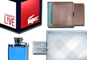 Citrus fragrances for men from Calvin Klein, Burberry, Lacoste and Dunhill.