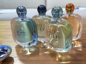 Giorgio Armani Acqua di Goia: The range, from the original to Eau Fraiche to the upcoming Sun and Air di Gioias, due out in June.