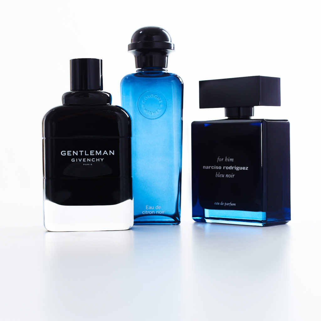 Hermes, Givenchy and Narciso Rodriguez launch new fragrances inspired by blue.